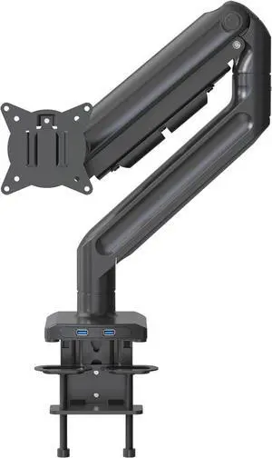 Redragon GMK916 Ultrawide Monitor Mount with USB - Gas Spring Adjustable Arms with VESA 75/100mm, 15-49 Inch Screen Compatibility