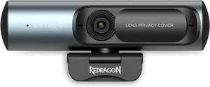 Redragon GW911 4K Webcam for PC, Ultra HD with Dual Noise-Cancelling Mic, PDAF Auto Focus, Auto Light Correction, Plug & Play