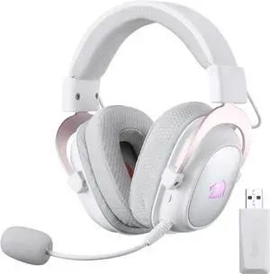 Redragon H510 PRO 3-Mode RGB Gaming Headset - 7.1 Surround Sound - 53MM Audio Drivers in Memory Foam Ear Pads w/Durable Fabric Cover- Multi Platforms Headphone