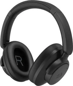 Redragon H610 Wireless Gaming Headset for PS5, PS4, PC, Mac, NS - BT 5.3 with ANC Noise Cancellation, 50H Battery, Lightweight, Over-Ear Headphones with Built-in Mic, Black