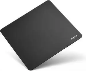 LTC Tempered Glass Gaming Mousepad, Ultra-Smooth Micro-Etched Surface Mouse Pad for Top Control and Speed, Anti-Slip Full Rubber Base, Professional Large Mouse Mat for FPS Gamers, 13X13in