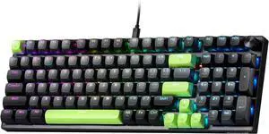 Redragon K740 98 Keys Wired RGB Gaming Keyboard, 95% PBT Mechanical Keyboard w/Solid Aluminum Base, Dedicated Knob Control & Hot-Swap Socket, Custom Linear Switch