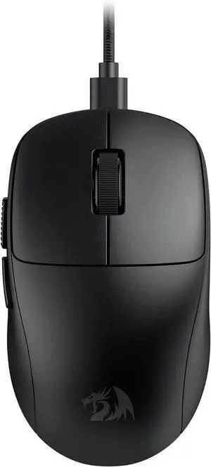 Redragon M817 Wired Gaming Mouse, 24000 DPI Optical Mice with 5 Programmable Buttons & Ergonomic Design, 37G Ultra Lightweight, Software Supports DIY Keybinds, Black