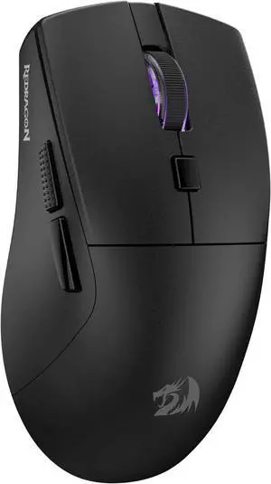 Redragon M618 LIT Wireless Gaming Mouse, 10000 DPI Optical Ergonomic Mouse with 6 Programmable Buttons, 70G Ultra Lightweight, Software Supports DIY Keybinds