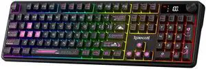 Redragon K526 PRO Wireless RGB Membrane Gaming Keyboard, LED Screen & Knob | See Battery, Mode & Time at a Glance, 0-Delay Tri-Mode, One-Touch Backlit & Media Adjust, 26-Key Anti-Ghost for Combo-Strik Redragon K526 PRO Wireless RGB Membrane Gaming Keyboard, LED Screen & Knob | See Battery, Mode & Time at a Glance, 0-Delay Tri-Mode, One-Touch Backlit & Media Adjust, 26-Key Anti-Ghost for Combo-Strik