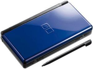 Refurbished Nintendo DS Lite Cobalt Black Video Game Console with Stylus and Charger