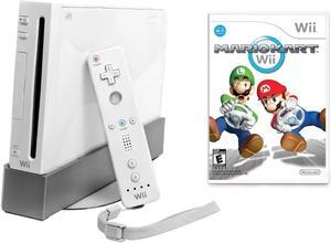 Nintendo Wii White Console - Mario Kart (Refurbished)