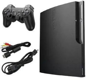 Sony Playstation 3 PS3 Console Slim 160GB Console, Black