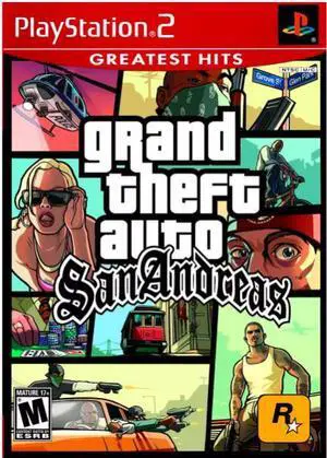 Grand Theft Auto San Andreas PlayStation 2 Video Games - PS2
