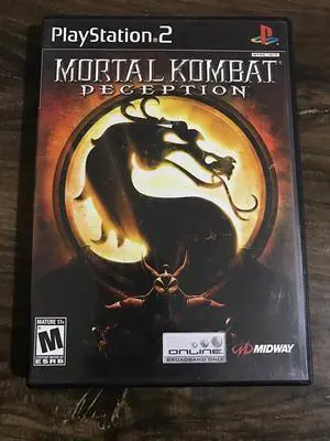 Sony - Mortal Kombat Deception PlayStation video Games - PS2 Game