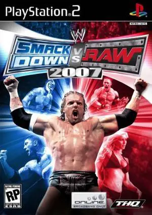 Sony - WWE Smackdown vs. Raw 2007 PlayStation Video Games - PS2 Game