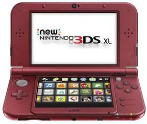 Nintendo - Neew 3DS XL Handheld Gaming Console - Red (Refurbished)