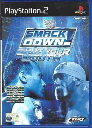 Sony - WWE smackdown Shut Your Mouth PlayStation Video Game - PS2 Game
