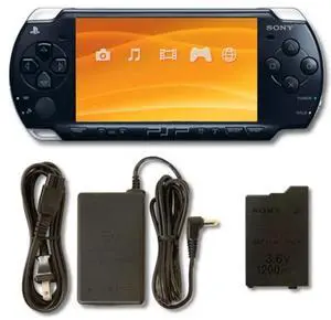 Sony PlayStation Portable PSP-2001 Handheld Gaming System  Black