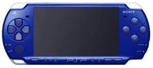 Sony PlayStation Portable PSP-2000 Gaming Console with RetroFam Charging Cable  Metallic Blue