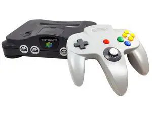 Nintendo 64 N64 Video Game Console with Matching Controller and Cables Nintendo 64 N64 Video Game Console with Matching Controller and Cables