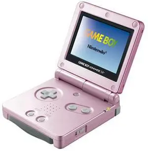 Nintendo Gameboy Advance SP Gaming Console, Pearl Pink Nintendo Gameboy Advance SP Gaming Console, Pearl Pink