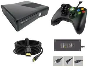 Microsoft Xbox 360 S 250GB Console Slim Video Game System, Black Microsoft Xbox 360 S 250GB Console Slim Video Game System, Black