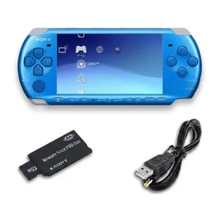 Sony PlayStation Portable PSP 3000 Handheld Console Blue - 32GB Memory Card Included Sony PlayStation Portable PSP 3000 Handheld Console Blue - 32GB Memory Card Included