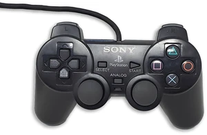 Sony PlayStation 2 DualShock 2 Wired OEM Controller - Black (PS2) Sony PlayStation 2 DualShock 2 Wired OEM Controller - Black (PS2)