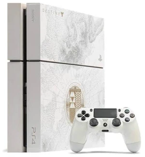 Sony PlayStation 4 PS4 Fat Destiny Limited Edition 500GB Console Bundle with Wireless Controller & Cables Sony PlayStation 4 PS4 Fat Destiny Limited Edition 500GB Console Bundle with Wireless Controller & Cables