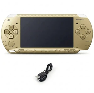 Sony PlayStation Portable PSP 1000 Handheld Gaming Console with Charging Cable, Gold Sony PlayStation Portable PSP 1000 Handheld Gaming Console with Charging Cable, Gold
