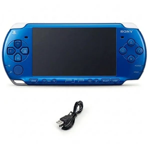 Sony PlayStation Portable PSP 1000 Handheld Gaming Console with Charging Cable, Blue Sony PlayStation Portable PSP 1000 Handheld Gaming Console with Charging Cable, Blue