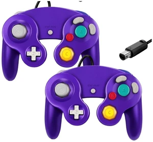 2-Pack Wired GameCube Controllers for Nintendo GameCube & Wii Classic Gamepads (indigo) 2-Pack Wired GameCube Controllers for Nintendo GameCube & Wii Classic Gamepads (indigo)