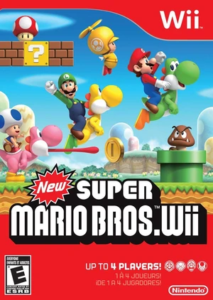 Super Mario Bros. Wii - Nintendo Wii Video Game - Tested & Working Super Mario Bros. Wii - Nintendo Wii Video Game - Tested & Working