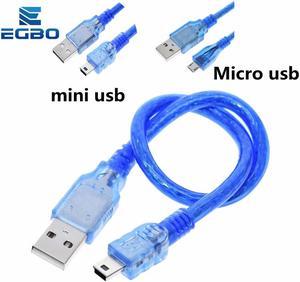 30cm USB Cable for arduino Nano 3.0 USB to mini USB Micro USB CABLE   for arduino