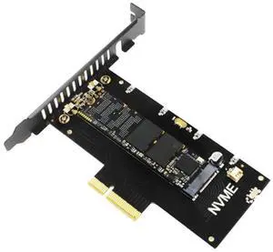 Full Speed M.2 NVMe SSD PCI-E Heatsink TO PCIE3.0 X4 Adapter M Key Port Card PCI-Express3.0 x4 Ultra-fast