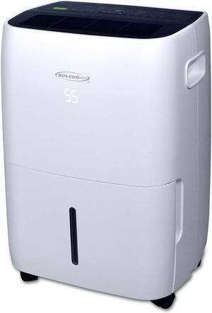 DSX-45EM-01 Dehumidifier with 45 Pint Daily Removal, Mirage Humidity Level DisplT FULL INDICATOR AND ALARM
• GARDEN HOSE CONNECTOR
• ULTRA QUIET OPERATION
• AUTO DEFROST
• WASHABLE/REUSABLE FILTER