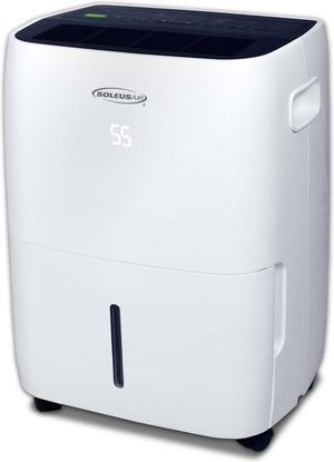 DSX-30M-01 Dehumidifier with 30 Pint Daily Removal, Mirage Humidity Level Display and 53 dBA Noise Level in White