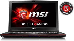 MSI GP Series - 15.6" - Intel Core i7-6700HQ - NVIDIA GeForce GTX 960M - 16 GB DDR4 - 1TB HDD + 256GB SSD - Windows 10 Home 64-Bit - Gaming Laptop