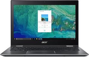 Acer America 2-in-1 Laptop Intel Core i5-8250U 8GB Memory 256 GB SSD Intel UHD Graphics 620 13.3" Touchscreen Windows 10 Home SP513-52N-58WW