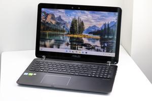 ASUS Q524UA 2-in-1 15.6" Touch-Screen Laptop - Intel Core i7-7500U - 12GB Memory - NVIDIA GeForce 940MX - 512GB Solid State Drive + 1TB HDD - Gaming Notebook Tablet PC - Windows 11