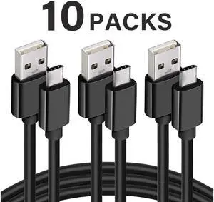 10 Packs USB A to USB C Cable 3 Ft USB Type C to Type A Cable High Speed Cable 10 Packs