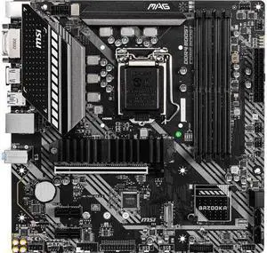 MSI MAG B460M BAZOOKA LGA 1200 Intel B460 SATA 6Gb/s Micro ATX Intel Motherboard