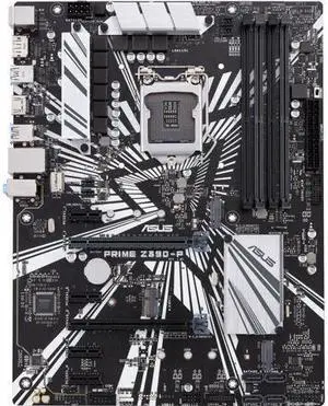ASUS Prime Z390-P LGA 1151 (300 Series) Intel Z390 SATA 6Gb/s ATX Intel Motherboard for Cryptocurrency Mining (BTC) with Above 4G Decoding, 6 x PCIe Slot and USB 3.1 Gen2