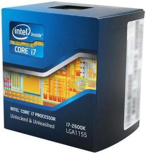 Intel Core i7-2600K - Core i7 2nd Gen Sandy Bridge Quad-Core 3.4GHz (3.8GHz Turbo Boost) LGA 1155 95W Intel HD Graphics 3000 Desktop Processor - BX80623I72600K