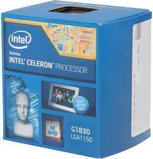 Intel Celeron G1830 - Celeron Haswell Dual-Core 2.8 GHz LGA 1150 54W Intel HD Graphics Desktop Processor - BX80646G1830