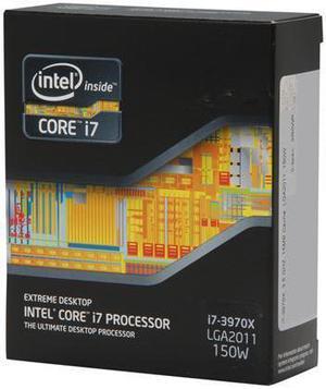 Intel Core i7-3970X Extreme Edition - Core i7 Extreme Edition Sandy Bridge-E 6-Core 3.5GHz (4.0GHz Turbo) LGA 2011 150W Desktop Processor - BX80619i73970X