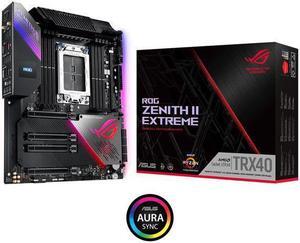 ASUS ROG ZENITH II EXTREME sTRX4 AMD TRX40 SATA 6Gb/s Extended ATX AMD Motherboard-OEM