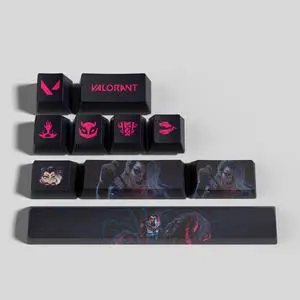 VALORANT Themed Keycaps Fade PBT heat-sublimation keycaps 10 keys OEM high degree