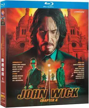 international version Blu-ray film John Wick4 (2023) BD English subtitles American movies English