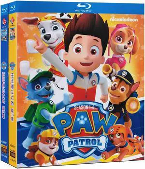 international version Blu-ray film PAW Patrol 1-8 (2013) BD English subtitles American Animation English
