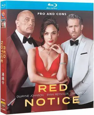 international version Blu-ray film Red Notice(2021)BD American movies English Subtitles