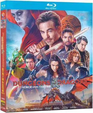 international version Blu-ray film Dungeons & Dragons: Honor Among Thieves(2023)BD American movies English Subtitles