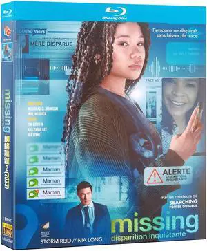 international version Blu-ray film Missing(2023)BD American movies English Subtitles