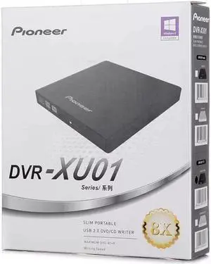 ROAXRJ DVR-XU01 external DVD Compact Disc Writer/Burner USB 2.0 interface 8X